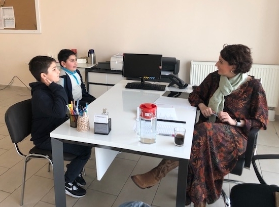 Mimarsinan Okyanus Koleji ortaokul öğrencilerine speaking  exam (konuşma sınavı) yapıldı.
