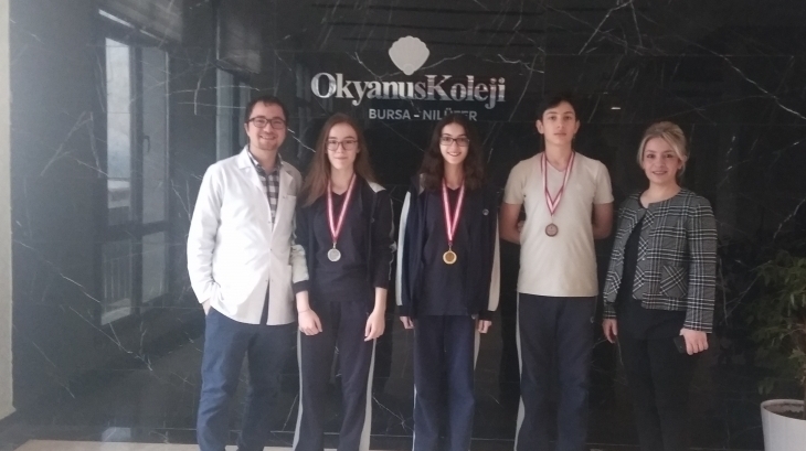 Nilüfer Okyanus Ortaokulu LKS Deneme Sınavında Derece Alan Öğrenciler Bir Kez Daha Gururlandırdı