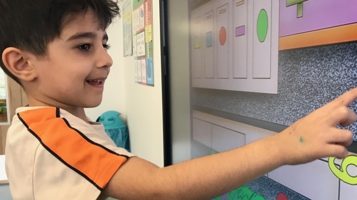 Okul Öncesi B Grubu Öğrencileri Fastrackids Dersinde