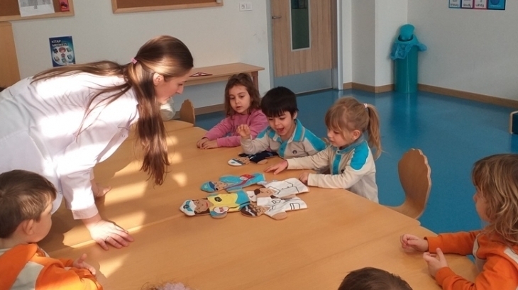 Okul Öncesi Çiçekler Sınıfı Türkçe Dil Etkinliği Dersinde Meslekler Drama Etkinliği Yapıldı.