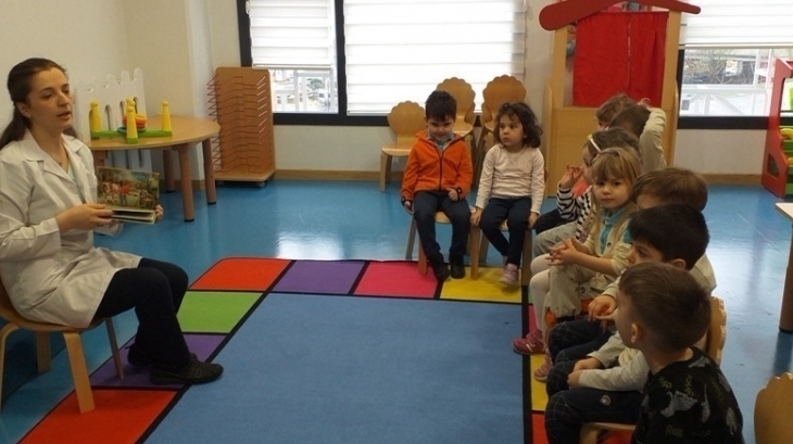 Okul Öncesi Çiçekler Sınıfı Türkçe Dil Etkinliği Dersinde