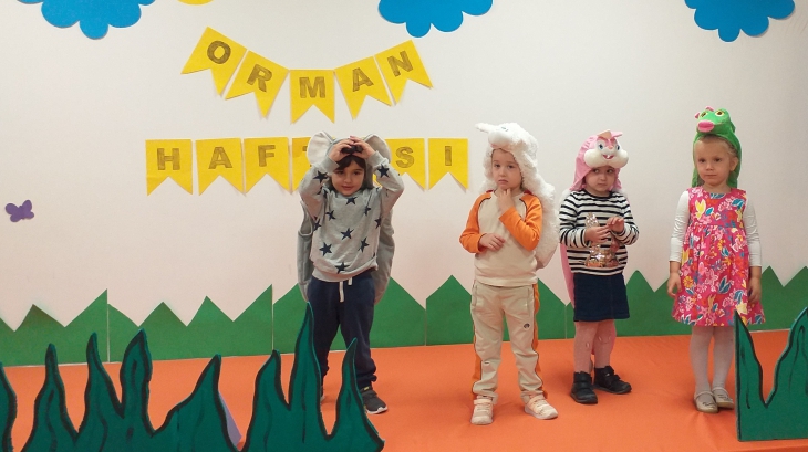 Okul Öncesi Grubu Orman Haftası Etkinlikleri Yapıyor