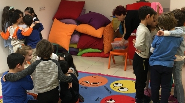 Okul Öncesi Güneş Grubu Drama Dersinde