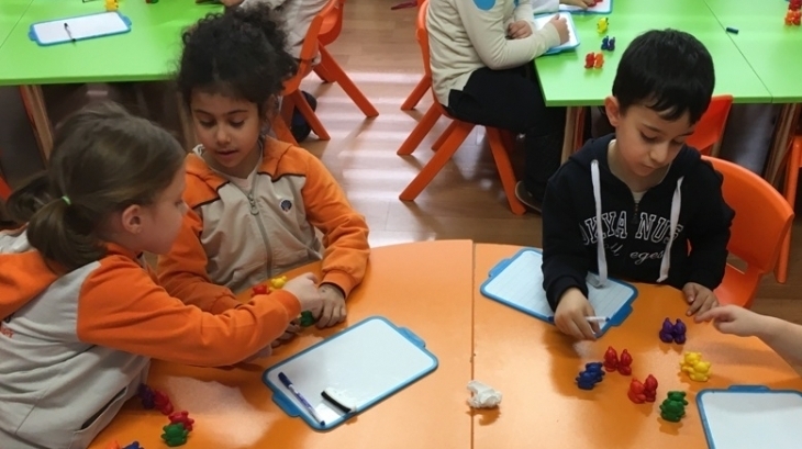 Okul Öncesi Güneş Grubu Matematik Dersinde