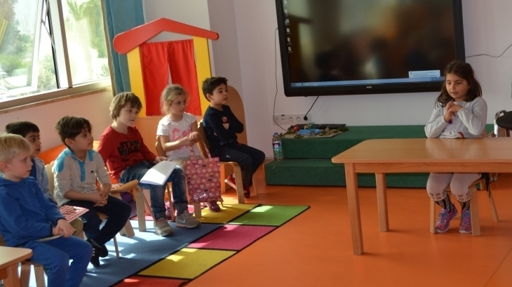 Okul Öncesi Öğrencileri Sosyal Beceri Dersinde Sunumlara Devam Ediyor