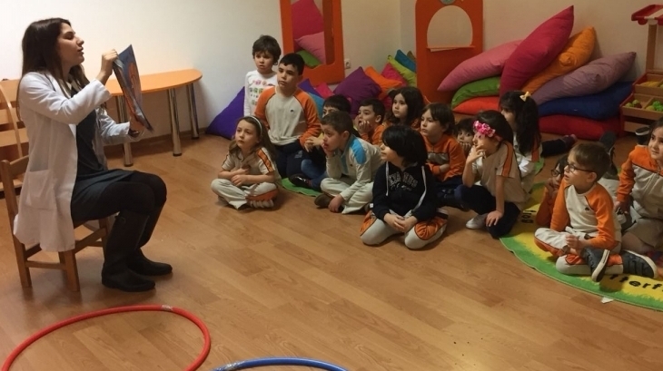 Okul Öncesi Yıldızlar Grubu Bilingual Dersinde