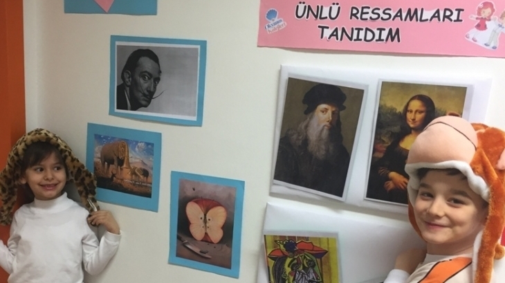 Okul Öncesi Yıldızlar Grubu Öğrencileri İngilizce Dersinde