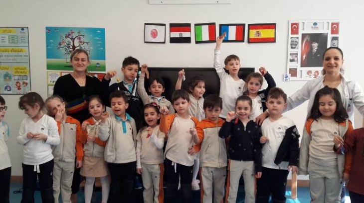 Okul Öncesi Yıldızlar Grubu Öğrencileri Aile Katılımı Etkinliğinde