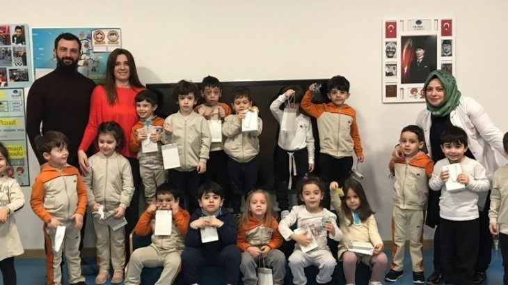 Okul Öncesi Yunuslar Grubu Öğrencileri Aile Katılımı Etkinliğinde