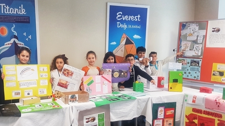 Okyanus Koleji Mavişehir Şubesi Fen Bilimleri Besin İsrafı Proje Sergisi