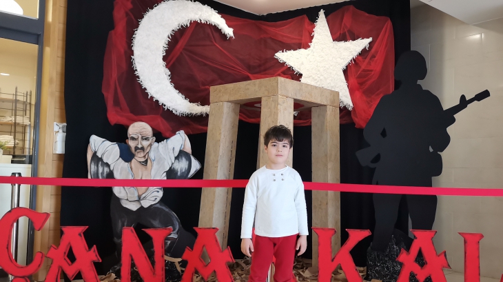 Okyanus Koleji Öğrencileri 18 Mart Çanakkale Zaferini Anma Töreni Düzenlediler.