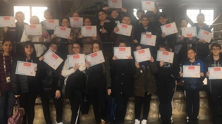 Ortaokul Kademesi 7/C sınıfı öğrencileri Bilgi Üniversitesi "santralistanbul" Kampüsünde...