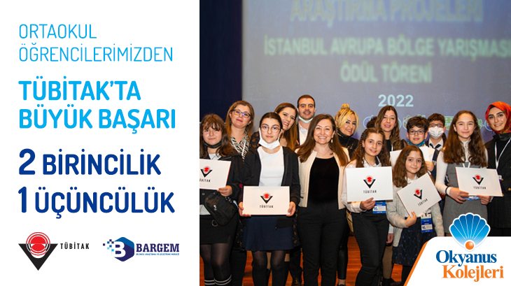 Ortaokul Öğrencilerimizden TÜBİTAK'ta Büyük Başarı