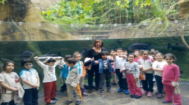 Sancaktepe Okyanus İlkokul Öğrencileri Akvaryum'u Gezdiler
