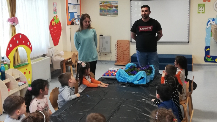 Sancaktepe Okyanus Koleji Kuşlar Grubu Öğrencileri Aile Katılımı Etkinliğinde