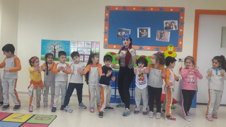 Sancaktepe Okyanus Koleji Okul Öncesi Balıklar Grubu Öğrencileri Yaratıcı Drama Etkinliğinde