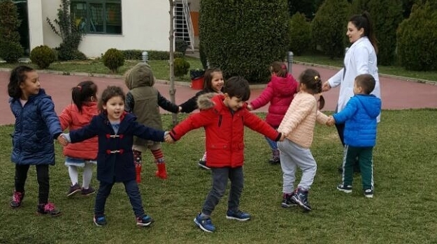 Sancaktepe Okyanus Koleji Okul Öncesi Balıklar Grubu Öğrencileri Serbest Oyun Etkinliğinde