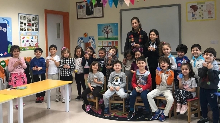 Sancaktepe Okyanus Koleji Okul Öncesi Bulutlar Grubu Öğrencileri Veli Katılımı Etkinliğinde
