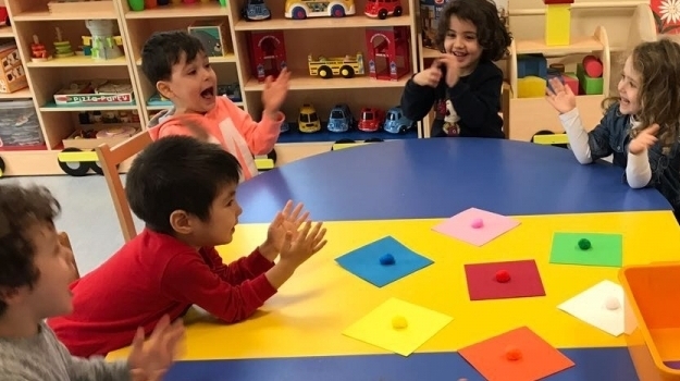 Sancaktepe Okyanus Koleji Okul Öncesi Çiçekler Grubu Öğrencileri Oyun Etkinliğinde