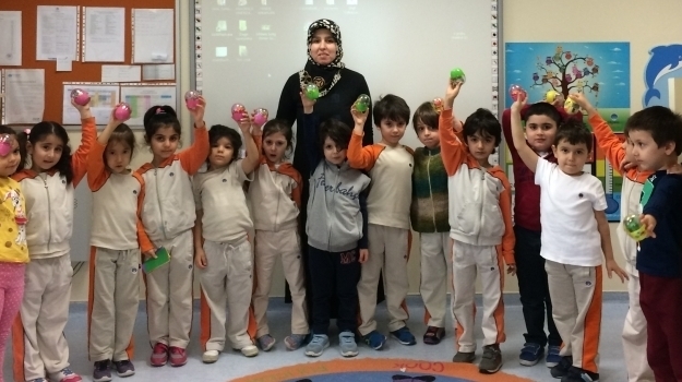 Sancaktepe Okyanus Koleji Okul Öncesi Gezegenler Grubu Öğrencileri Aile Katılımı Etkinliğinde