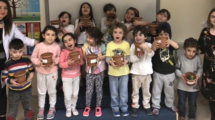 Sancaktepe Okyanus Koleji Okul Öncesi Güneş Grubu Öğrencileri Aile Katılımı Etkinliğinde