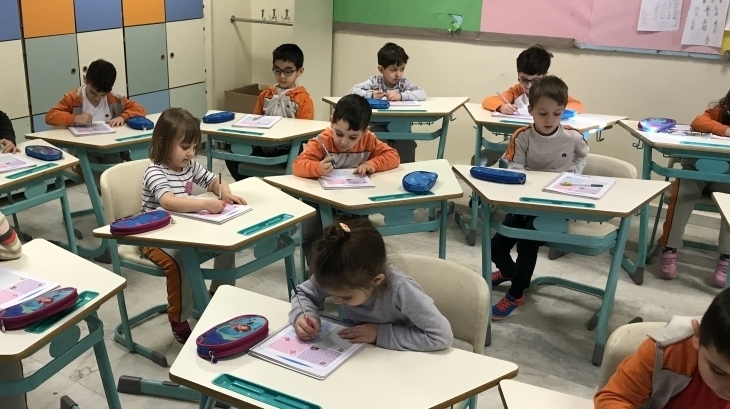 Sancaktepe Okyanus Koleji Okul Öncesi Yıldızlar Grubu Öğrencileri İlkokul Okuma Yazmaya Hazırlık Etkinliğinde