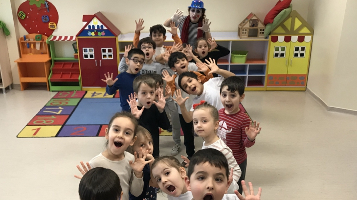 Sancaktepe Okyanus Koleji Okul Öncesi Yıldızlar Grubu Öğrencileri Yaratıcı Drama Etkinliğinde
