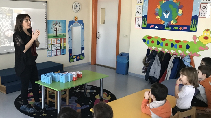 Sancaktepe Okyanus Koleji Okul Öncesi Yıldızlar Grubu Öğrencileri Veli Katılımı Etkinliğinde