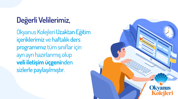 Uzaktan Eğitim İçeriklerimiz Veli İletişim Üçgeninden Sizlerle Paylaşılmıştır