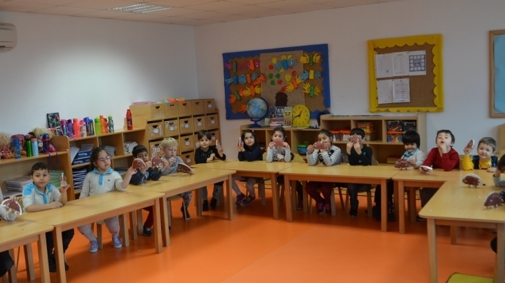 Yıldızlar ve Güneş Sınıfı 'Kirpi Etkinliği' Yapıyor