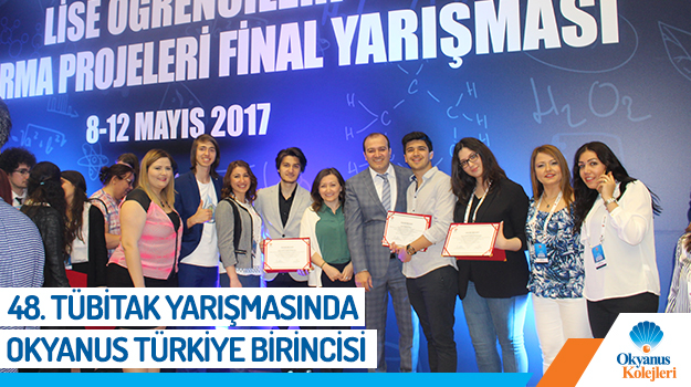 48. Tübitak Yarışması Ödülleri Okyanus Koleji'nin