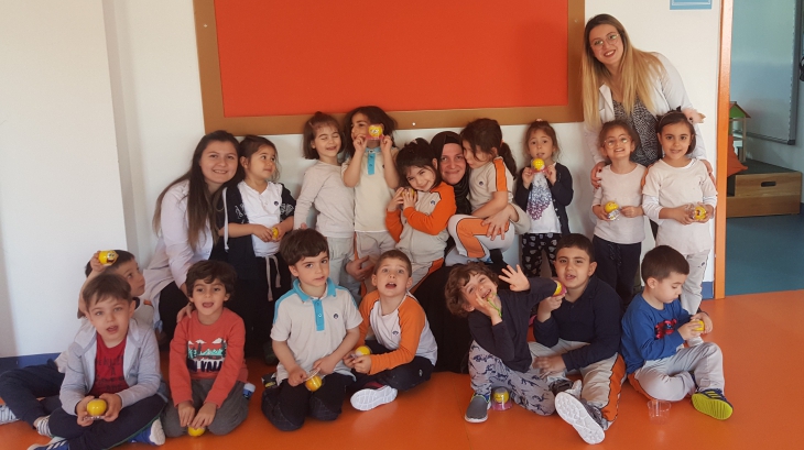 Ataşehir Okyanus Koleji Okul Öncesi İnciler Grubu Öğrencileri Aile Katılımı Etkinliğinde
