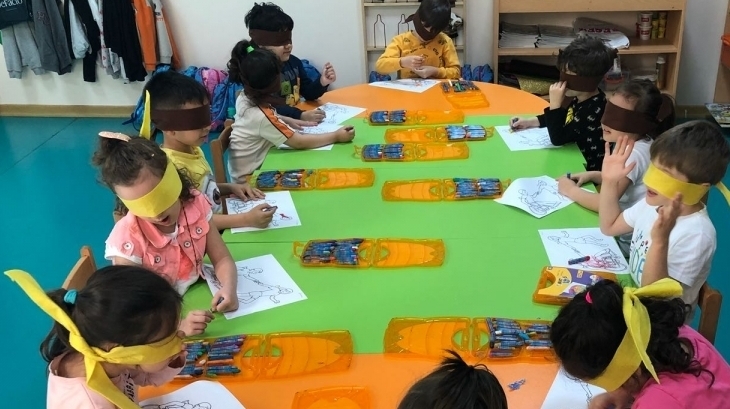 Avcılar Deniz Yıldızı Grubu Öğrencileri Sanat ve Oyun Etkinliğinde