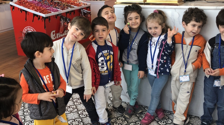 Avcılar Okul Öncesi Ağaçlar Grubu Ender Çikolata Fabrika Gezisinde;