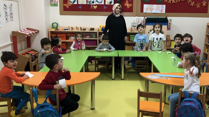 Avcılar Okyanus Koleji Ağaçlar Sınıfı Aile Katılımı Etkinliğinde