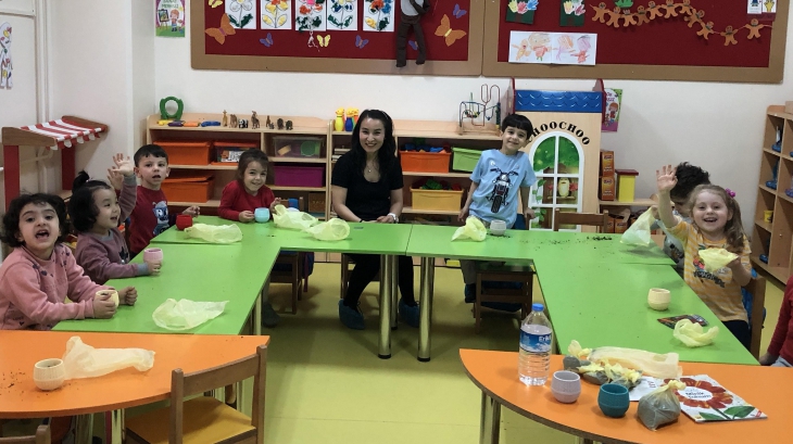 Avcılar Okyanus Koleji Ağaçlar Sınıfı Aile Katılımı Etkinliğinde