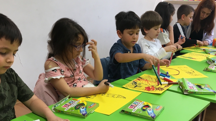 Bahçelievler Okul Öncesi Güneş Grubu Sanat Eğitiminde
