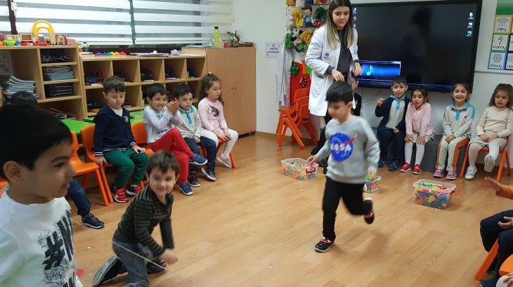Bahçelievler Okyanus Koleji Okul Öncesi Mercan Grubu Play Time Eğitiminde