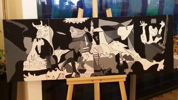 Bahçelievler Okyanus Koleji Ortaokulunda Resim Sergisi