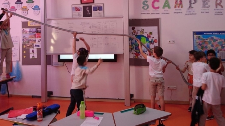 Bahçeşehir Okyanus Koleji Üstün Zekâlılar ve Yetenekliler İlkokulu 3-D Sınıfı Fen Bilimleri Dersinde.