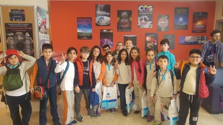 Bahçeşehir Okyanus Koleji Üstün Zekâlılar ve Yetenekliler İlkokulu 3-D Sınıfı Astronomi ve Uzay Bilimleri Gezisinde