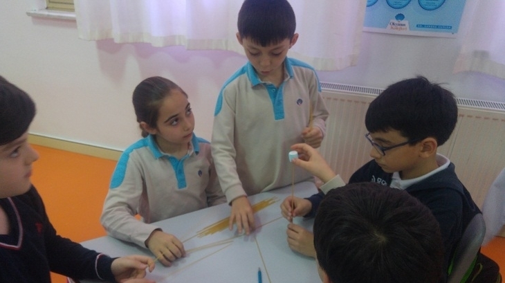 Bahçeşehir Okyanus Koleji Üstün Zekâlılar ve Yetenekliler İlkokulu 3-D Sınıfı Matematik Dersinde
