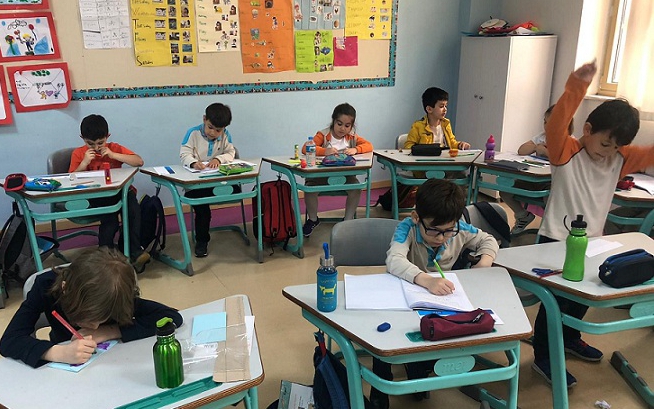 Bahçeşehir Okyanus Koleji Üstün Zekalılar ve Yetenekliler İlkokulu 1-E Sınıfı Öğrencileri ‘’Annem’’ Etkinliğinde