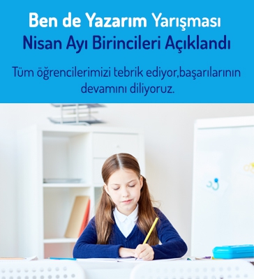Ben De Yazarım Yarışması Nisan Ayı Birincileri Belli Oldu