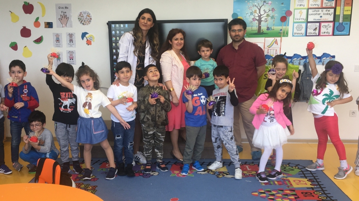 Beykent Okul Öncesi Balıklar Grubu Aile Katılımı Etkinliğinde