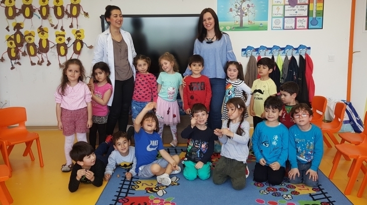 Beykent Okyanus Koleji Okul Öncesi Balıklar Grubu Öğrencileri Aile Katılım Etkinliğinde