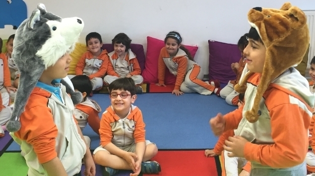 Beykent Okyanus Koleji Okul Öncesi Balıklar Sınıf ı Türkçe Dil Etkinliğinde