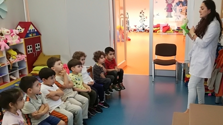 Beykent Okyanus Koleji Okul Öncesi Çiçekler Grubu Öğrencileri Türkçe Dil Etkinliğinde
