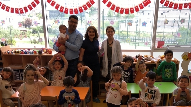 Beykent Okyanus Koleji Okul Öncesi Gökkuşağı Grubu Öğrenciler Aile katılımı Etkinliği