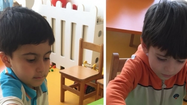 Beykent Okyanus Koleji Okul Öncesi Gökkuşağı Grubu Öğrenciler Sanat Etkinliği Dersinde